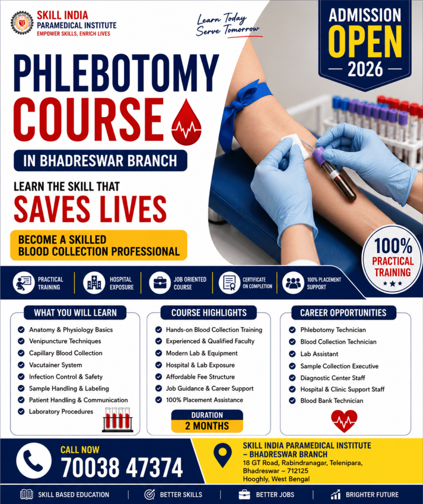 Phlebotomy Course in Bhadreswar Branch