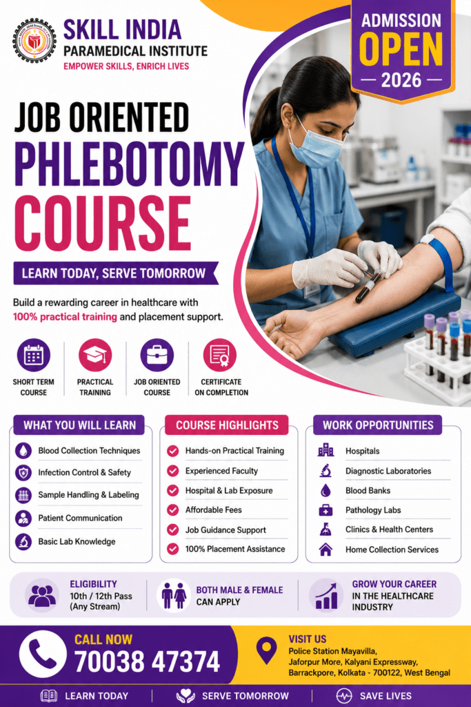 Job Oriented Phlebotomy Course